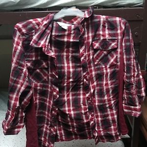 Plaid blouse